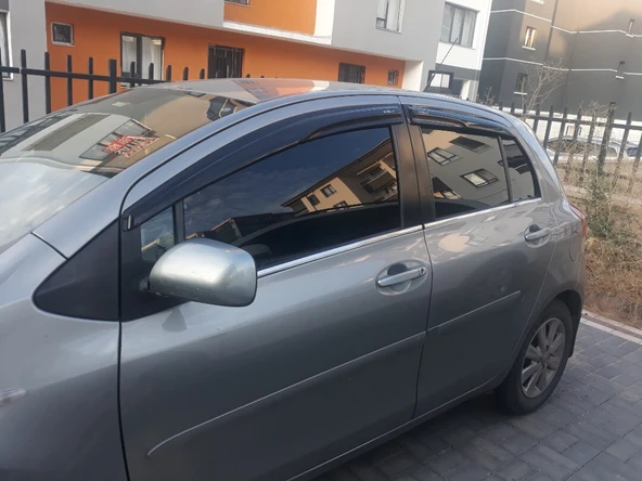 Toyota Yaris Krom Cam Çıtası 4 Prç. 2005-2011 Paslanmaz Çelik ürün görseli 1