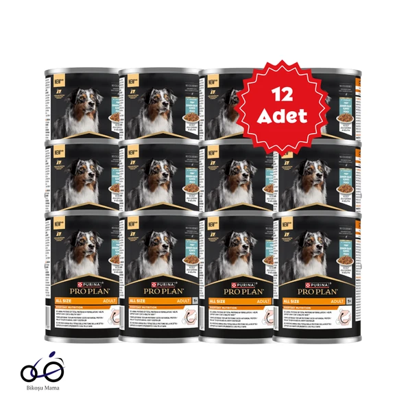 Pro Plan Jöle İçinde Balıklı Yetişkin Köpek Konservesi 400grX12 Adet ürün görseli 1