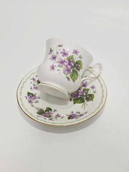 Queen's February Detaylı Çay Kahve Fincan Takımı ürün görseli 1