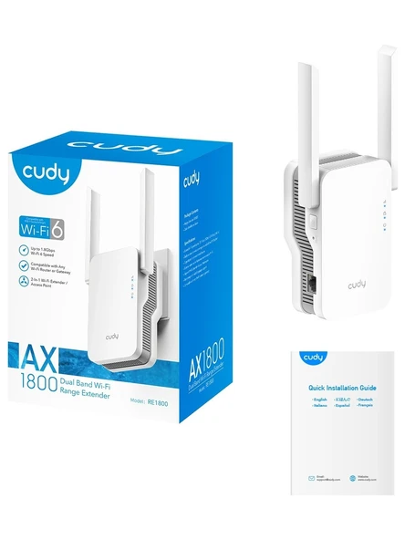 Cudy RE1800 1800 Mbps Wifi Güçlendirici ürün görseli 1