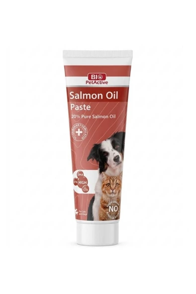 Bio Pet Active Somon Yağı Kedi ve Köpek Macunu 100 ML ürün görseli 1