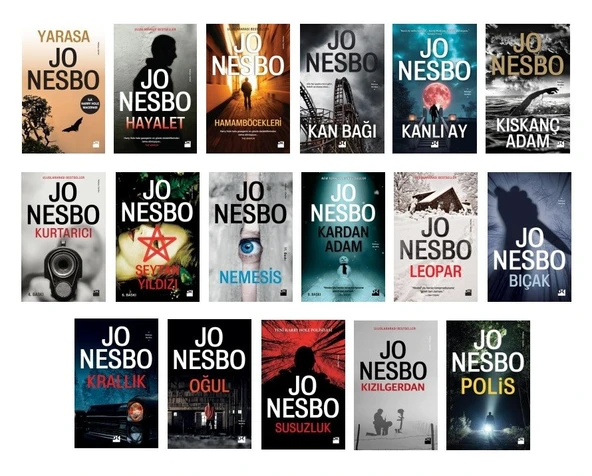 Jo Nesbo Roman Seti (17 Kitap) ürün görseli 1