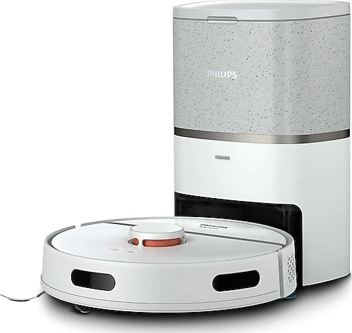 Philips HomeRun 3000 Serisi XU3110/02 Çöp İstasyonlu Beyaz Akıllı Robot Süpürge ürün görseli 1
