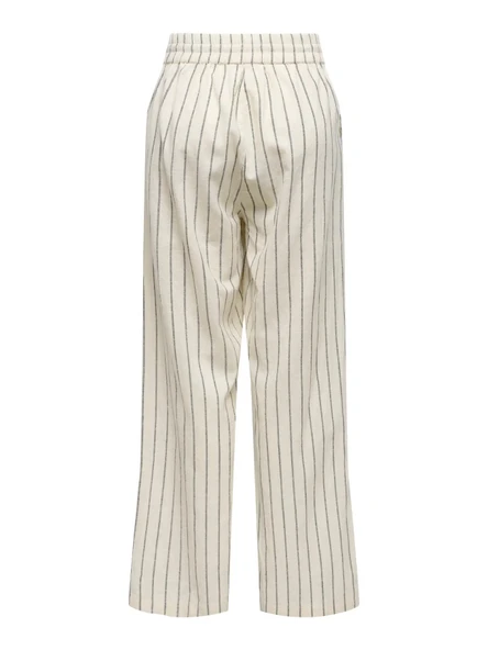 15372619 ONLTIZANA STRIPE LOOSE PANTS WVN NOOS - Resim 6