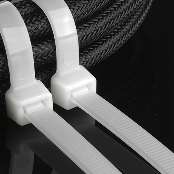 Kablo Bağı 4.5x250mm (Beyaz) (100 Adet) - Resim 3