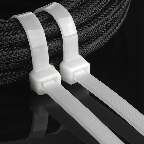 Kablo Bağı 4.5x300mm (Beyaz) (100 Adet) - Resim 4