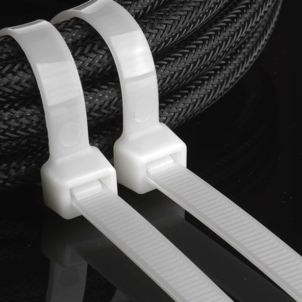 Kablo Bağı 4.5x200mm (Beyaz) (100 Adet) - Resim 4