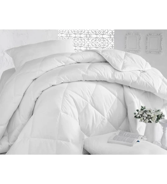 NATUREL ÇİFT KİŞİLİK YORGAN BEYAZ 195X215 ürün görseli 1