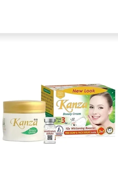 Kanza Beyazlatıcı Krem Sabun Ve Serum Seti 3'lü Set ürün görseli 1