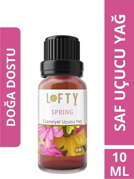 Lofty Spring Bahar Uçucu Yağ Buhurdanlık Esansı Konsantre Oda Kokusu Uçucu Esans Buhur Yağı 10 ml ürün görseli 1