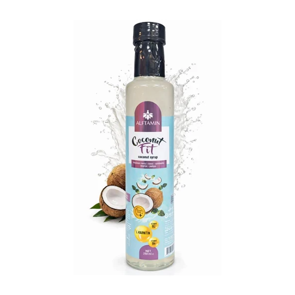 Alftamin Coconut Fit Hindistan Cevizi İçeren Şurup 250 ml ürün görseli 1