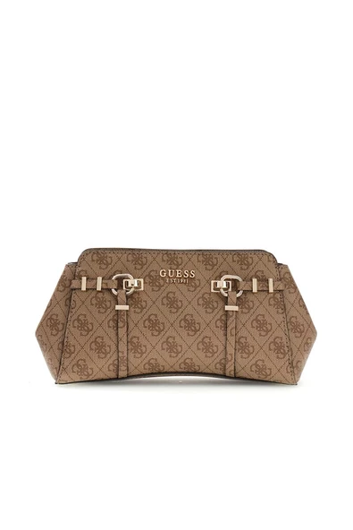 Guess Leona Logolu Girlfriend Çapraz Askılı Kadın Kahverengi Çapraz Çanta HWSG9917120-LTL ürün görseli 1