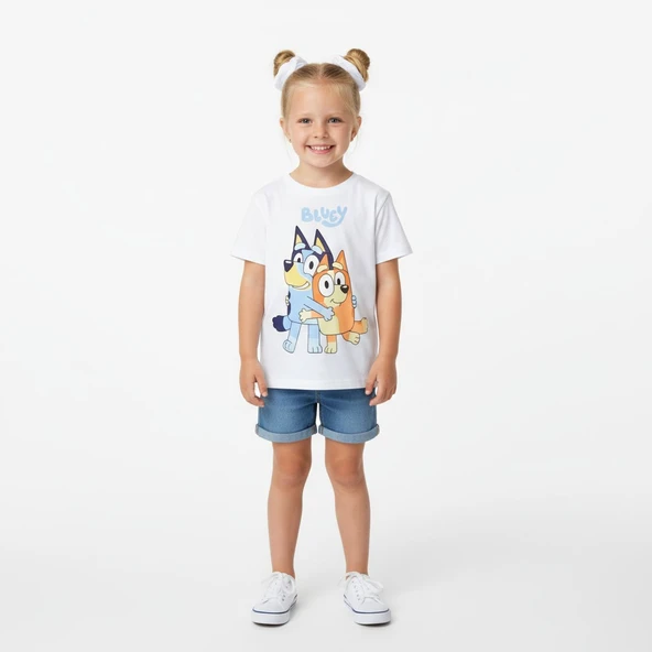 Bluey Çocuk Tişört - Resim 4