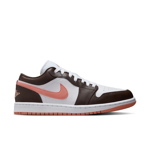 Air Jordan 1 Low 'White Baroque Brown' Kadın Basketbol Ayakkabısı ürün görseli 1