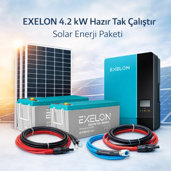 Exelon 4.2 kW Hazır Solar Enerji Paketi ürün görseli 1