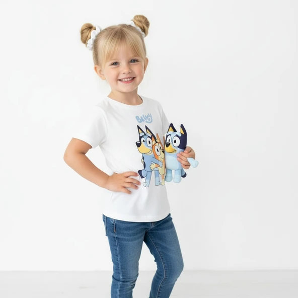Bluey Çocuk Tişört - Resim 3