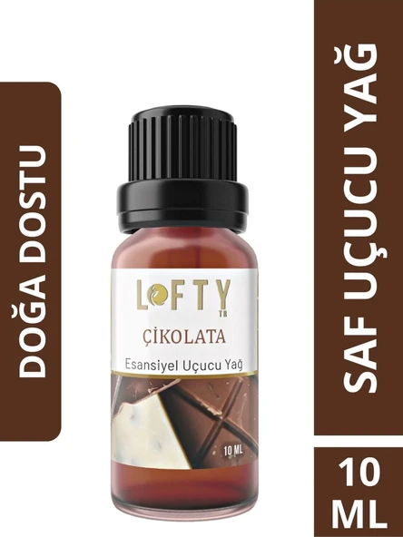 Lofty Çikolata Uçucu Yağ Buhurdanlık Esansı Konsantre Oda Kokusu Uçucu Esans Buhur Yağı 10 ml ürün görseli 1