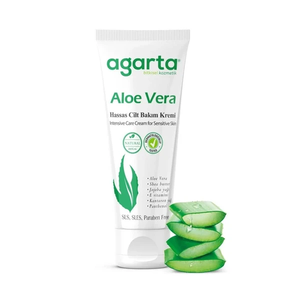 Doğal Cilt Bakım Kremi 75 ml Aloe Vera ürün görseli 1