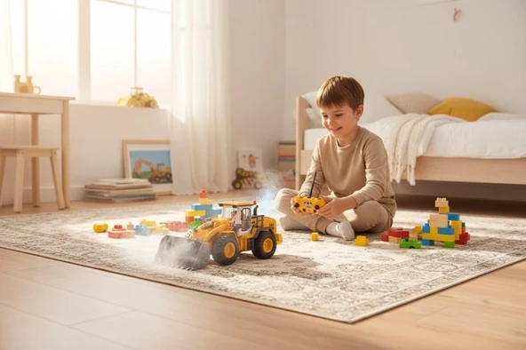 Z6828A 1:18 9 KANAL ALAŞIMLI U/K İŞ MAKİNASI KEPÇE ürün görseli 1