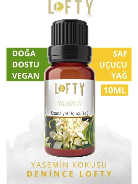Lofty Yasemin Uçucu Yağ Buhurdanlık Esansı Konsantre Oda Kokusu Uçucu Esans Buhur Yağı 10 ml ürün görseli 1