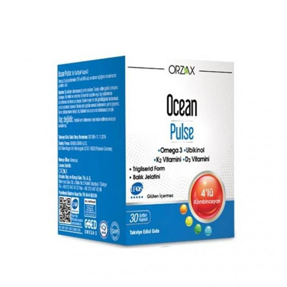 Orzax Ocean Pulse 30 Kapsül 8697595871607 ürün görseli 1