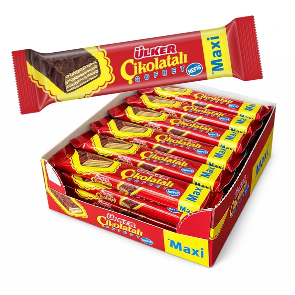 Ülker Çikolatalı Gofret Maxi 47 gr x 24 Adet ürün görseli 1