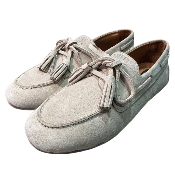 Miu Miu Süet Kadın Loafers Ayakkabı ürün görseli 1