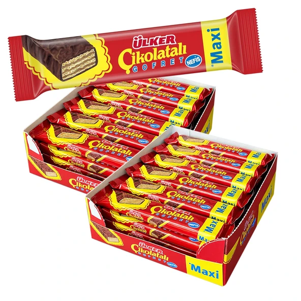 Ülker Çikolatalı Gofret Maxi 47 gr x 48 Adet ürün görseli 1