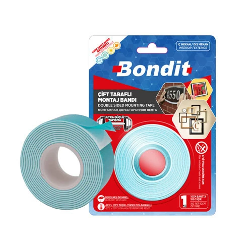 Bondit Çift Taraflı Montaj Bandı 20 Mm X 3 Metre (bnmd2030) ürün görseli 1