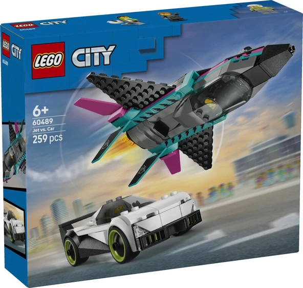 Lego City Jet, Arabaya Karşı 60489 ürün görseli 1