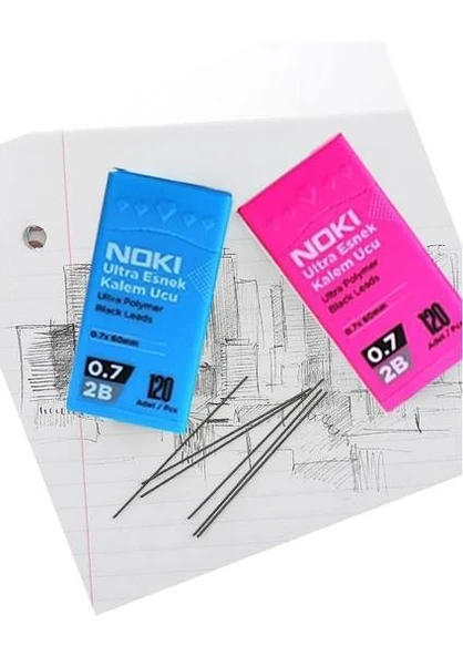 Noki 120li x 12pk 2B 0,7 Mekanik Kalem Uç 120x12(1440adet) ürün görseli 1