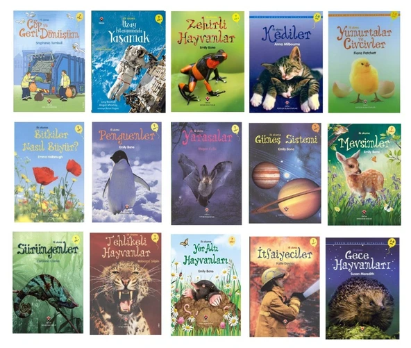 Tübitak İlk Okuma Kitaplarım Set (15 Kitap) ürün görseli 1