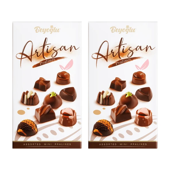Beyoğlu Artizan Pralin Çikolata 80 Gr x 2 Adet ürün görseli 1