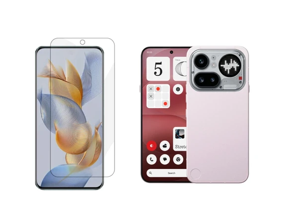 Nothing Phone 4a Pro ile Uyumlu HD Şeffaf 9H Nano Ekran Koruyucu ürün görseli 1