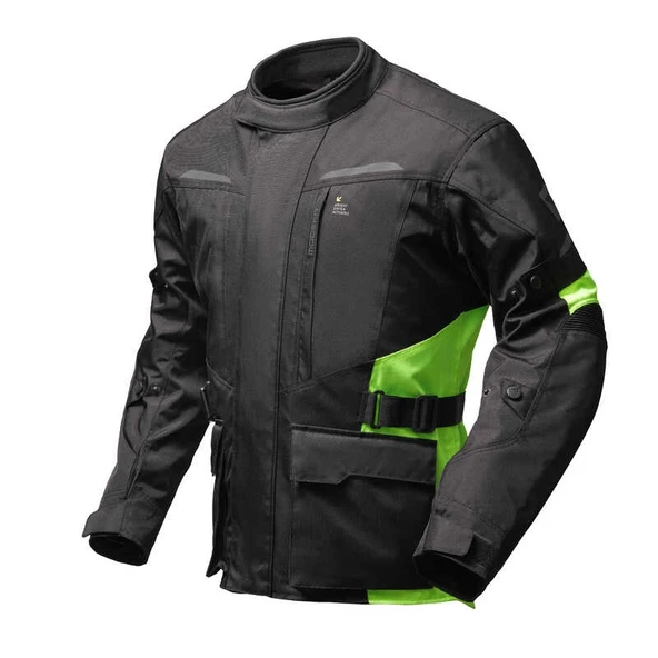 MODEKA TAREX II WATERPROOF 4 MEVSİM 'AA' CEKET SİYAH SARI ürün görseli 1
