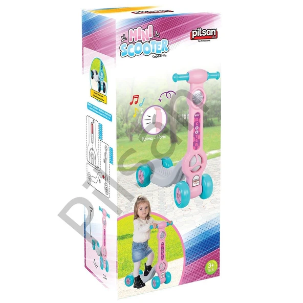 PİLSAN MİNİ SCOOTER TURKUAZ - Resim 3