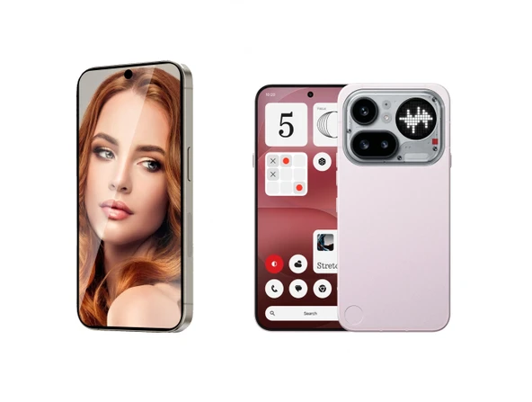 Nothing Phone 4a Pro ile Uyumlu Ayna (Mirror) 9H Kırılmaz Nano Ekran Koruyucu | Ekran Kapalıyken Ayna ürün görseli 1
