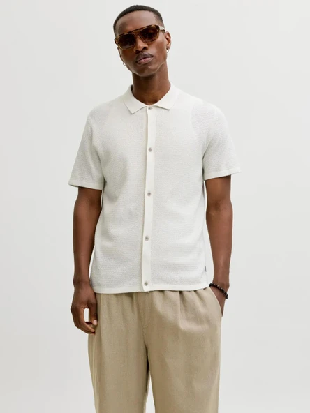 Jack Jones George Regular Fit Triko Erkek Polo Tişört 12288253 ürün görseli 1