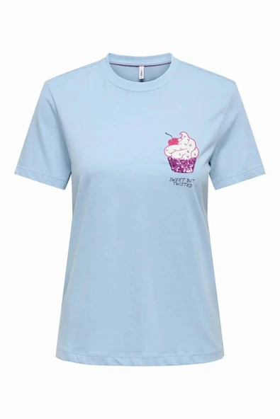 Only Kıta Regular Fit Kadın Tişört 15368885 ürün görseli 1