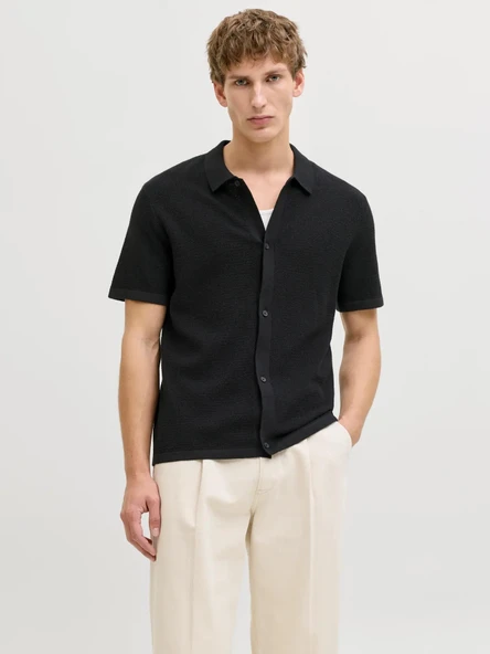 Jack Jones George Regular Fit Triko Erkek Polo Tişört 12288253 ürün görseli 1