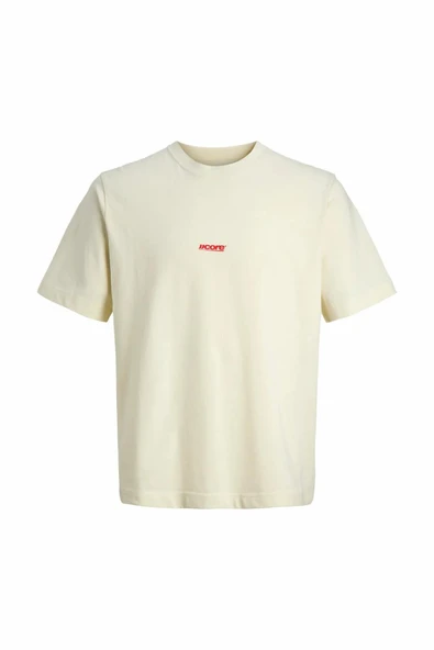 Jack Jones Club Small Font Prınt Relax Fit Erkek Tişört 12298984 ürün görseli 1