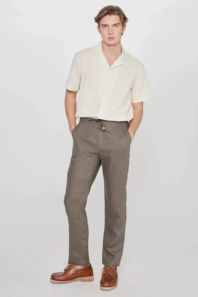 Lee Erkek Keten Pantolon L2610018801 ürün görseli 1