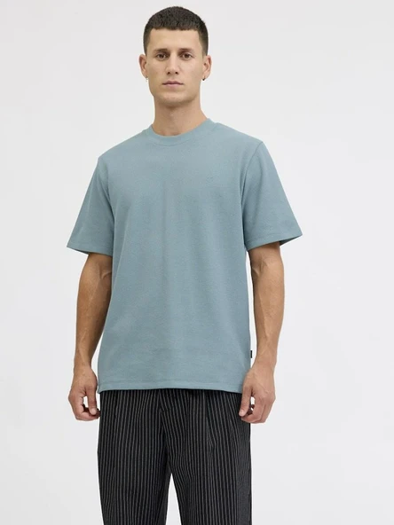Jack Jones Blaleo Structure Regular Fit Erkek Tişört 12294823 ürün görseli 1