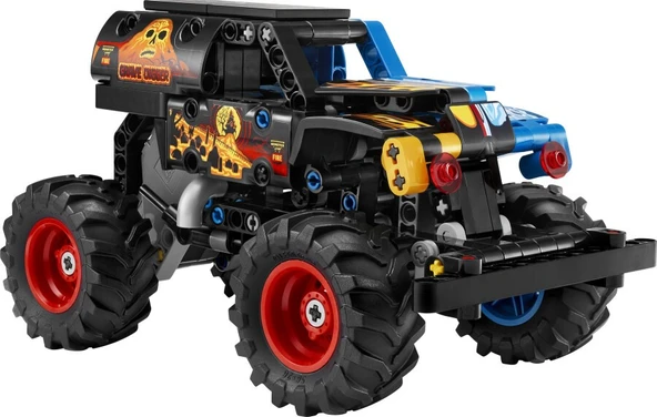 Lego Technic Technic Monster Jam Grave Digger Ateş ve Buz 42219 - Resim 2