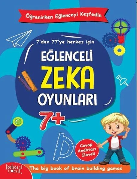 Eğlenceli Zeka Oyunları - Mavi Kitap -Öğrenirken Eğlenceyi Keşfedin ürün görseli 1