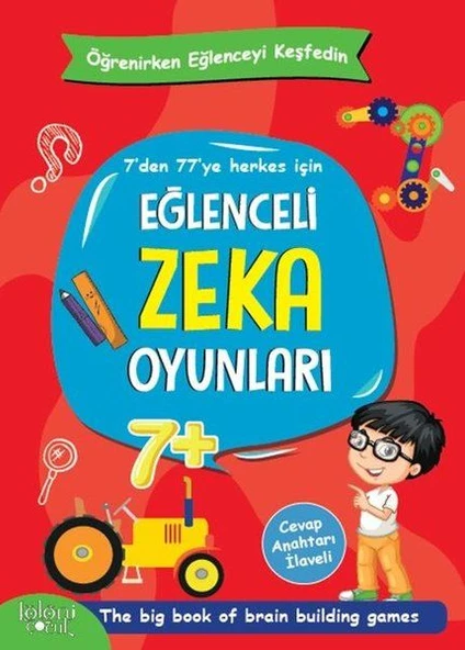 Eğlenceli Zeka Oyunları - Kırmızı Kitap - Öğrenirken Eğlenceyi Keşfedin ürün görseli 1