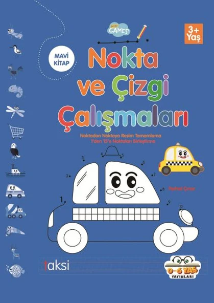 Nokta ve Çizgi Çalışmaları Mavi Kitap ürün görseli 1