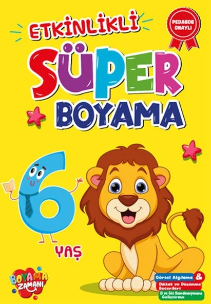 Etkinlikli Süper Boyama 6 Yaş ürün görseli 1
