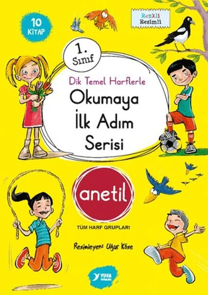 Okumaya İlk Adım Serisi Anetil Düz Yazı (10 Kitap) ürün görseli 1