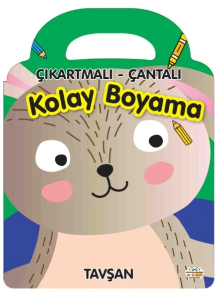 Tavşan - Çıkartmalı-Çantalı Kolay Boyama ürün görseli 1